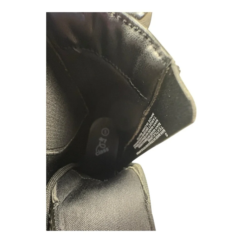 Girls‎ Black Glitter Combat Boots Lace Up Target Size 5